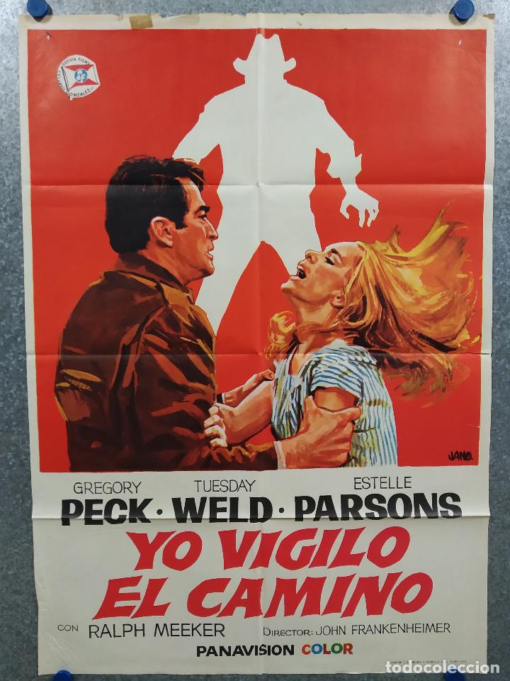 Cine: Yo vigilo el camino.Gregory Peck, Tuesday Weld. A&Ntilde;O 1971. POSTER ORIGINAL