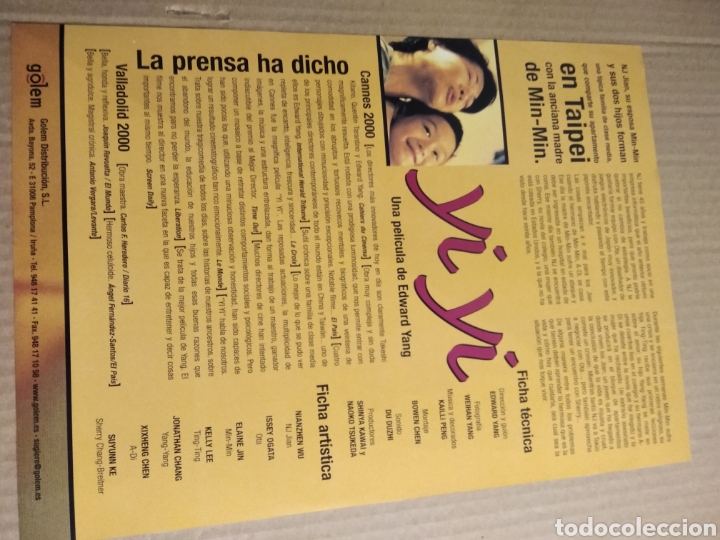 Cine: Cartel de cine Yi Yi - Foto 2