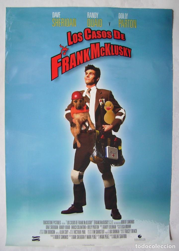 Cinema: LOS CASOS DE FRANK McKLUSKY, con Dave Sheridan. P&Oacute;STER 68,5 X 98,5 cms.