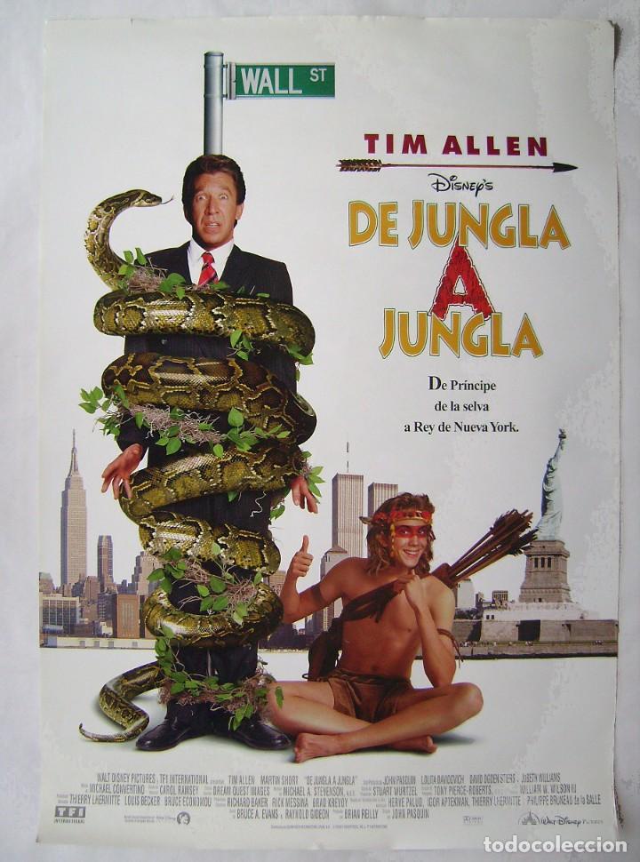 Cinema: DE JUNGLA A JUNGLA, con Tim Allen. P&Oacute;STER 68 X 98,5 cms.