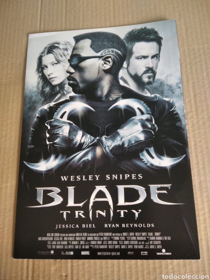 Cine: Cartel de cine BLADE Trinity - Foto 1