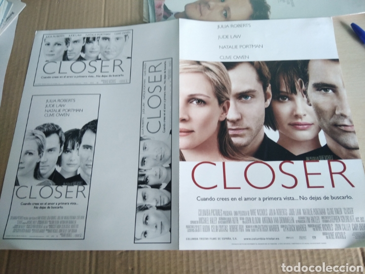 Cine: Cartel de cine CLOSER - Foto 3