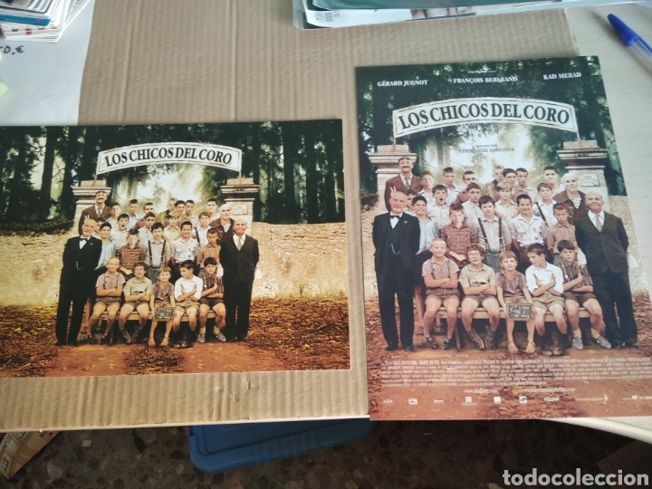 Cine: Cartel de cine m&aacute;s folleto sinopsis LOS CHICOS DEL CORO