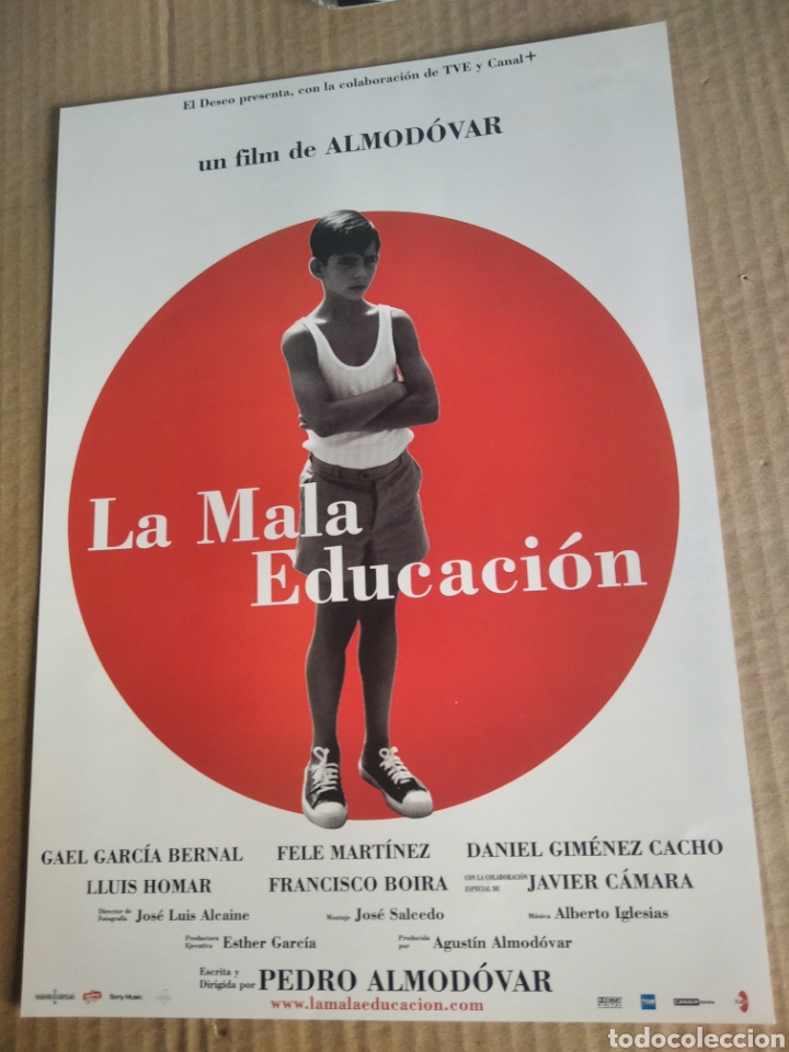 Cine: Cartel de cine LA MALA EDUCACI&Oacute;N