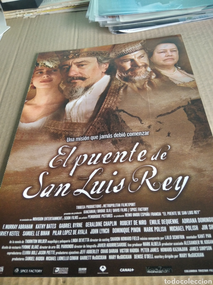 Cine: Cartel de cine EL PUENTE DE SAN LUIS REY