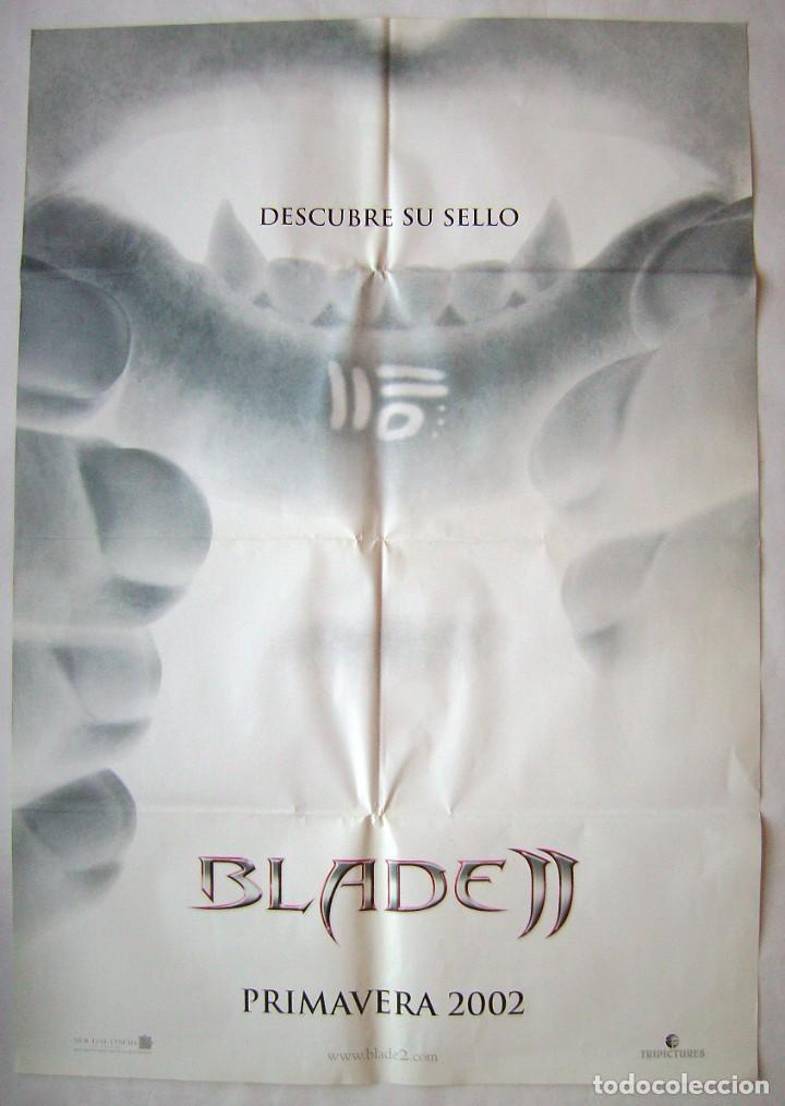 Cin&eacute;ma: BLADE II. P&Oacute;STER PROMOCIONAL 68,5 X 97 cms.2001.
