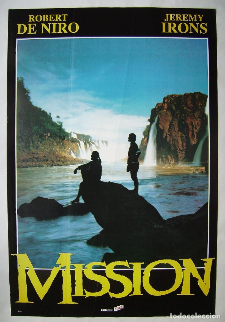Cine: MISSION (LA MISI&Oacute;N), con Robert de Niro. P&Oacute;STER 67,5 X 100 cms.