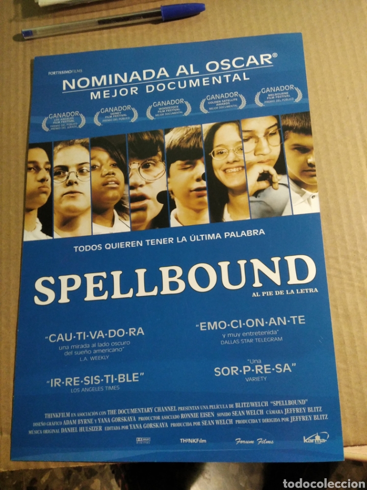 Cine: Cartel de cine SPELLBOUND - Foto 1