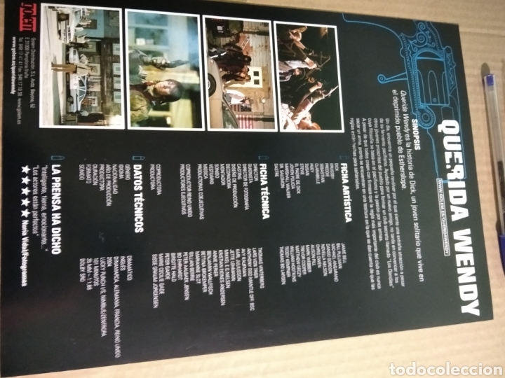 Cine: Cartel de cine QUERIDA WENDY - Foto 2