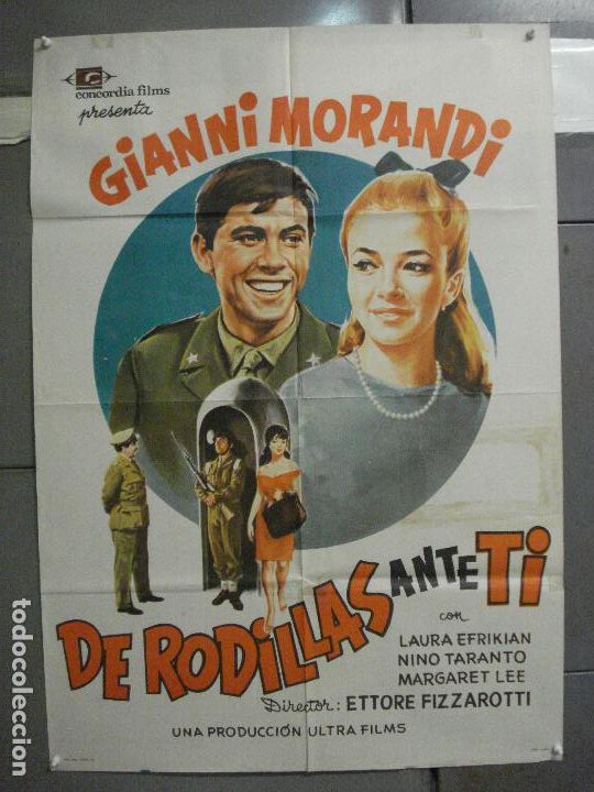 Cin&eacute;ma: CDO 5638 DE RODILLAS ANTE TI GIANNI MORANDI POSTER ORIGINAL 70X100 ESTRENO