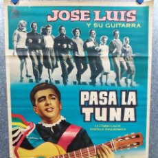 Cine: PASA LA TUNA. MARA CRUZ, JOSÉ LUIS, CELIA CONDE, MANOLO GÓMEZ BUR. AÑO 1967. POSTER ORIGINAL