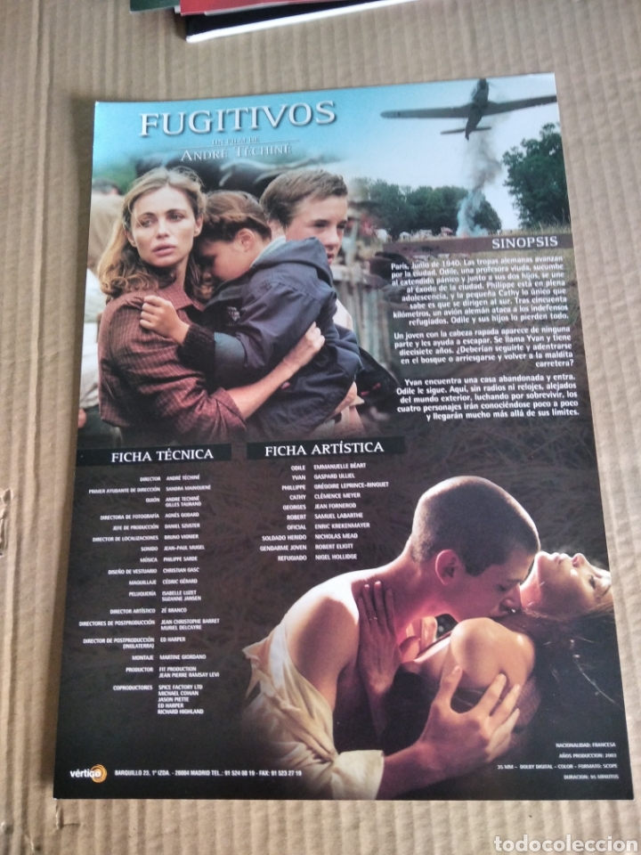 Cine: FUGITIVOS Cartel de cine - Foto 2