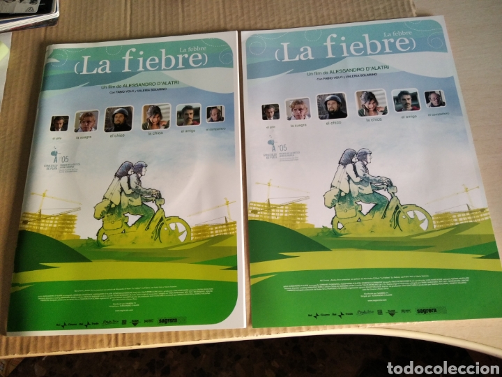 Cinema: Cartel de cine mas revistas i cd LA FIEBRE