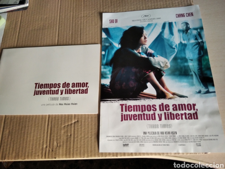 Cine: Cartel de cine mas guia TIEMPOS DE AMOR JUVENTUD Y LIBERTAD