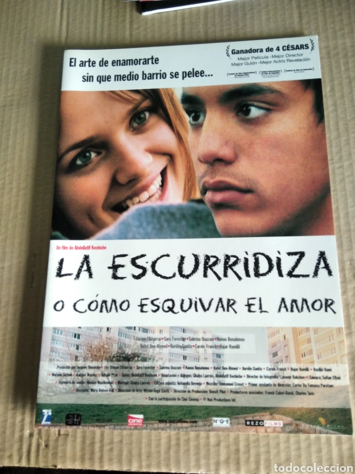 Cinema: Cartel de cine La escurridiza o como esquivar el amor