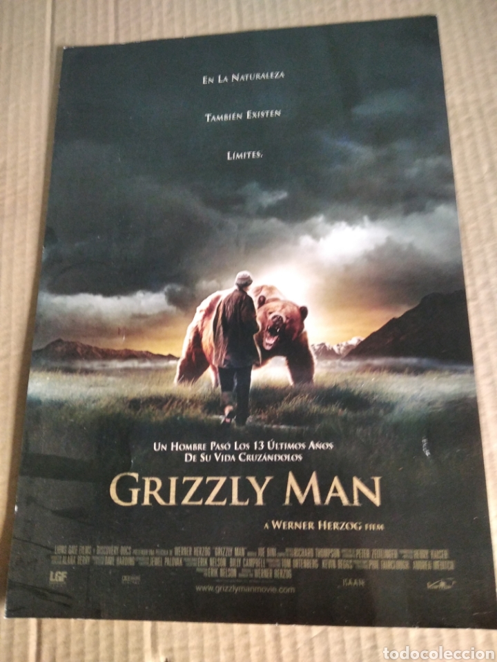 Cine: Cartel de cine GRIZZLY MAN