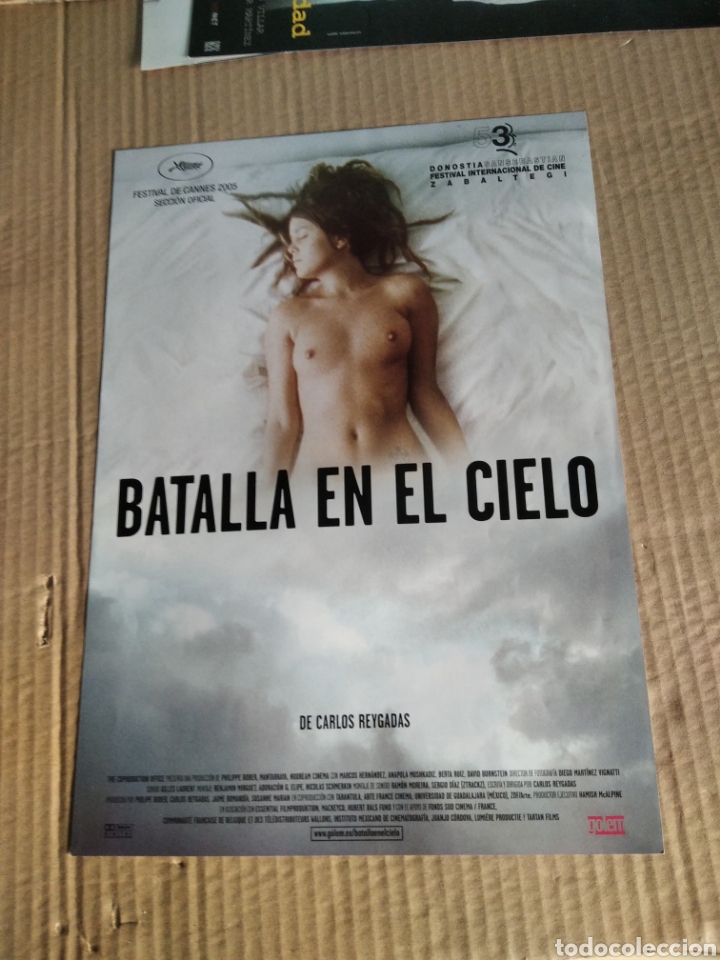 Cinema: Cartel de cine pel&iacute;cula BATALLA EN EL CIELO