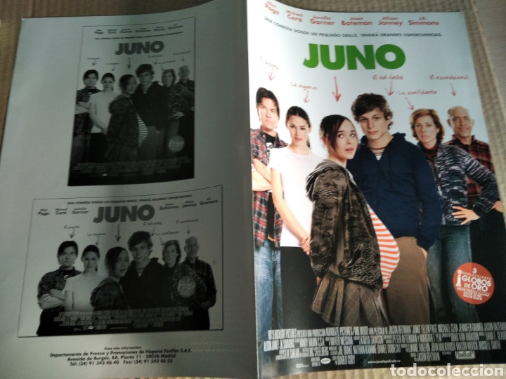 Cine: Cartel de cine pel&iacute;cula JUNO - Foto 3