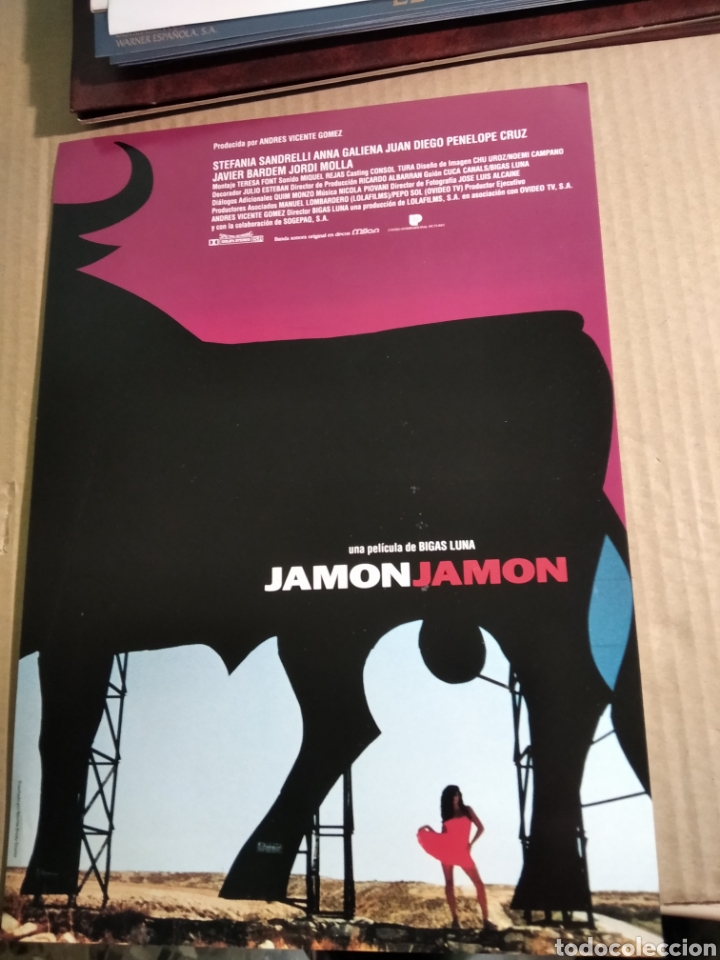 Cinema: Cartel de cine pel&iacute;cula JAM&Oacute;N JAM&Oacute;N