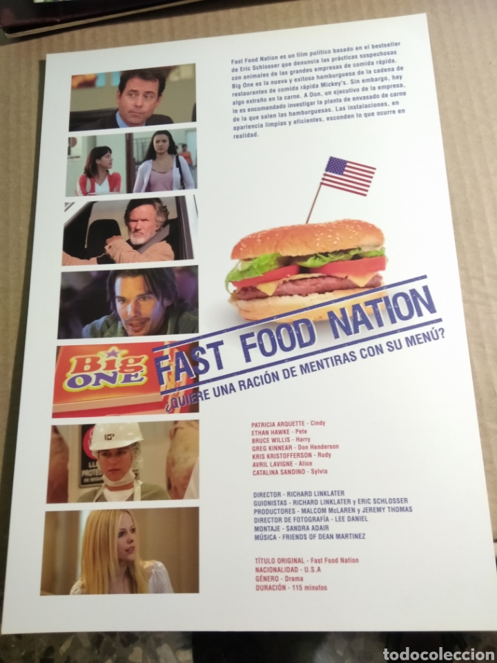 Cinema: Cartel de cine pel&iacute;cula FAST FOOD NATION