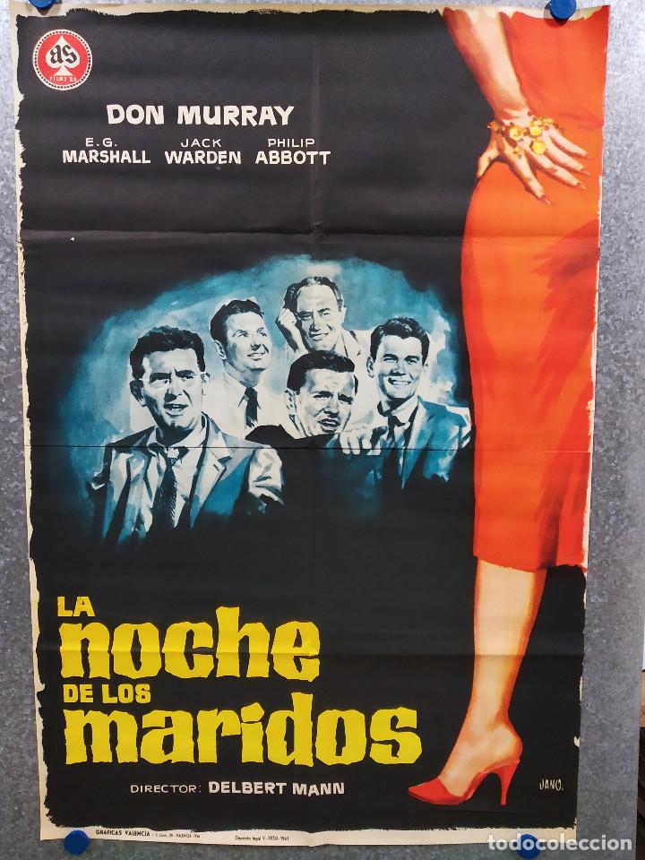 Cinema: La noche de los maridos. Pamela Franklin, Michele Dotrice, Sandor El&egrave;s. A&Ntilde;O 1961. POSTER ORIGINAL