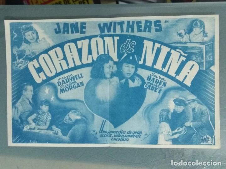 Cine: CORAZON DE NI&Ntilde;A - PROGRAMA DE CINE DOBLE. - Foto 2