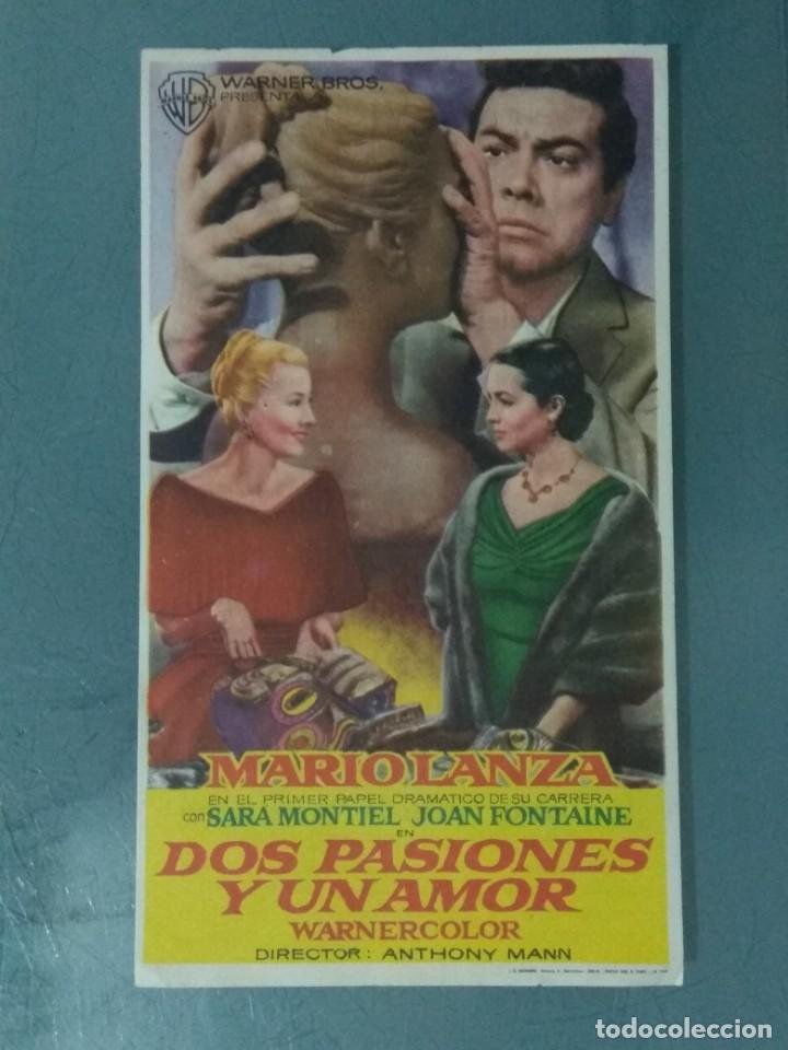 Cine: DOS PASIONES Y UN AMOR - PROGRAMA SENCILLO. - Foto 1