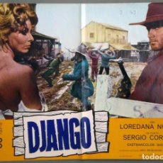 Cine: TX99D DJANGO FRANCO NERO SPAGHETTI POSTER ORIGINAL ITALIANO 47X68 B