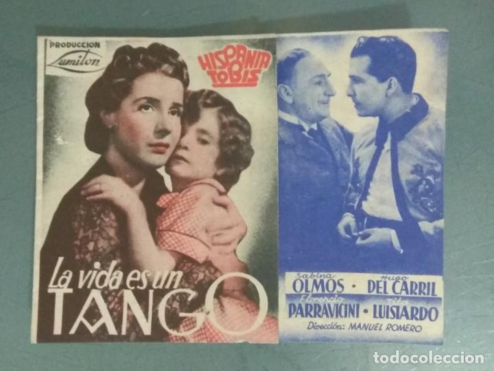 Cine: LA VIDA ES UN TANGO (MGM 1941) - PROGRAMA DE CINE DOBLE. - Foto 1