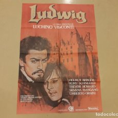 Cine: LUDWIG (LUIS II DE BAVIERA) CARTEL ORIGINAL REPOSICIÓN 1981 LUCHINO VISCONTI