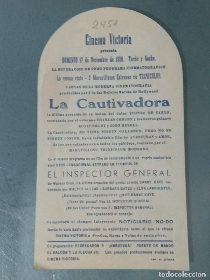 Cine: EL INSPECTOR GENERAL - PROGRAMA TROQUELADO. - Foto 2