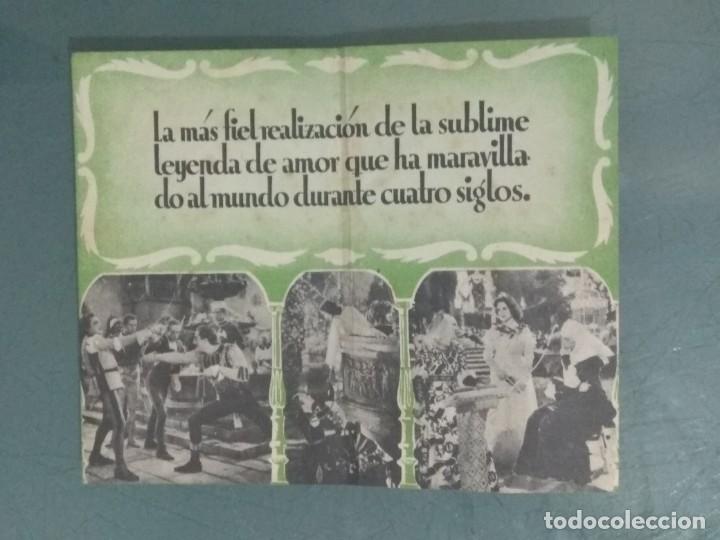 Cine: ROMEO Y JULIETA (MGM) - PROGRAMA DOBLE FORMATO PEQUE&Ntilde;O. - Foto 2