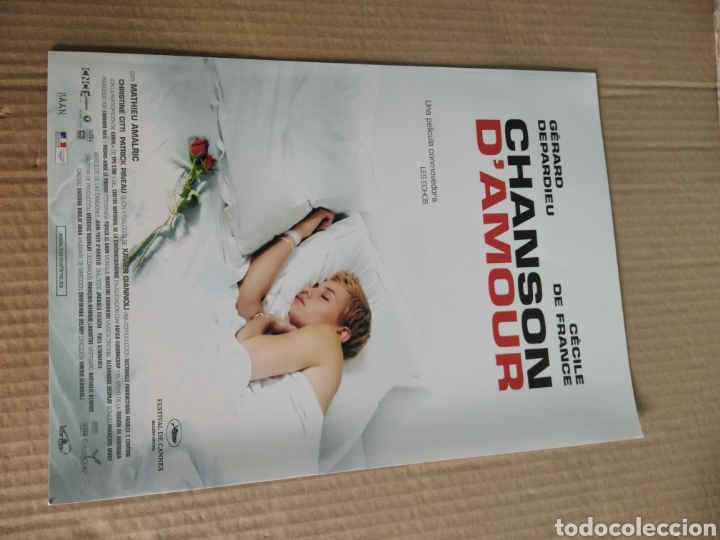 Cinema: Cartel de cine pelicula CHANSON D, AMOUR