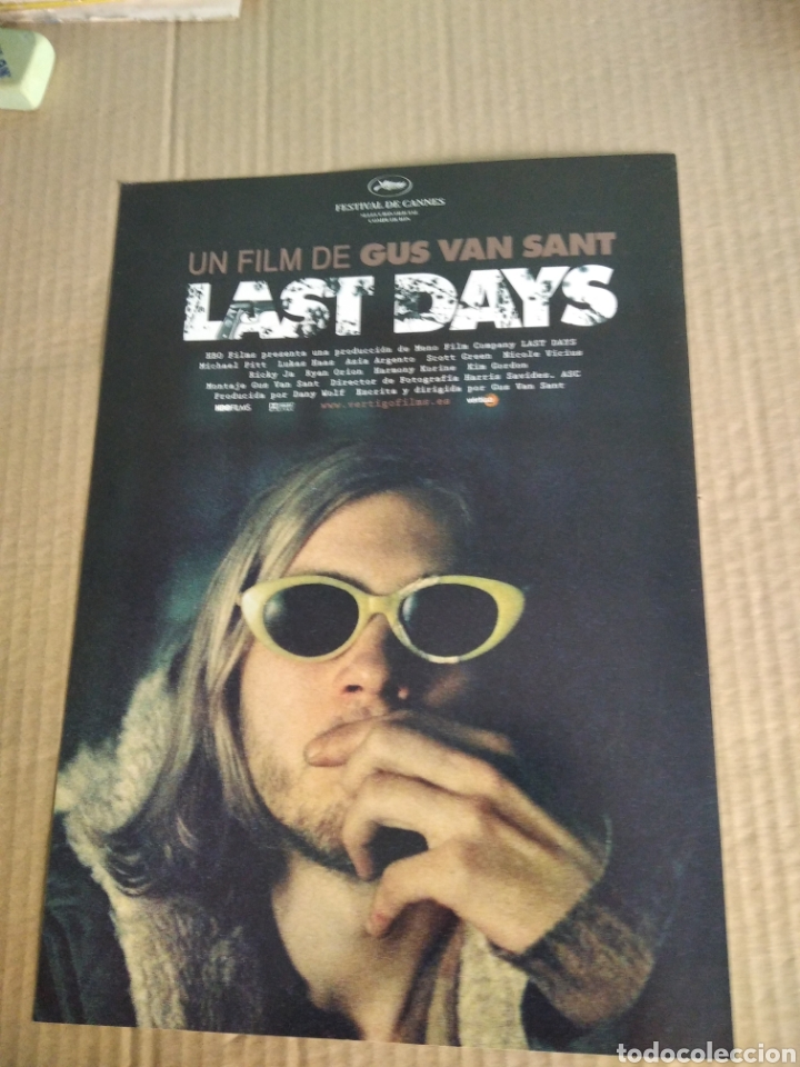 Cinema: Cartel de cine pelicula LAST DAYS