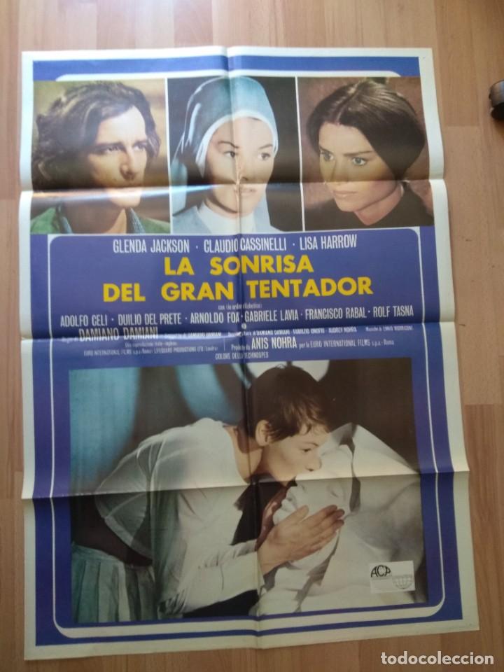 Cine: poster de la pelicula-- la sonrisa del gran tentador