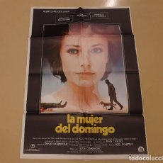 Cine: LA MUJER DEL DOMINGO CARTEL ORIGINAL ESTRENO 1976 JACQUELINE BISSET, MASTROIANNI, TRINTIGNANT