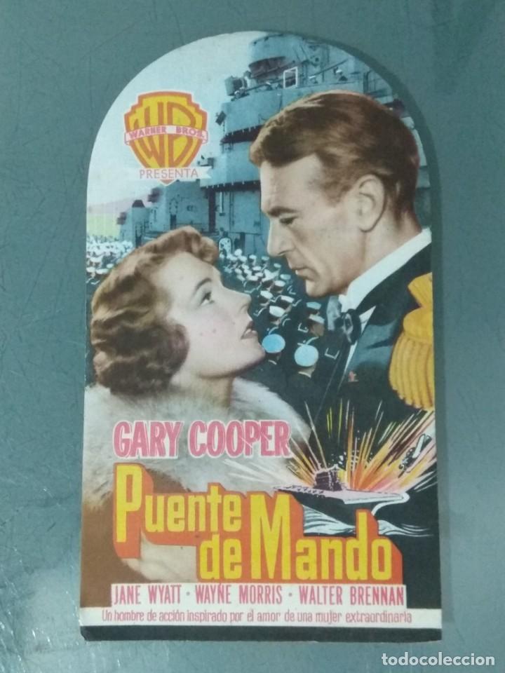 Cine: PUENTE DE MANDO - PROGRAMA SENCILLO TROQUELADO. - Foto 1
