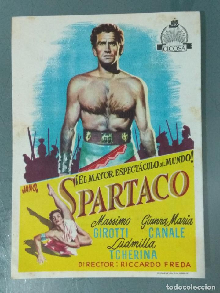 Cine: SPARTACO - PROGRAMA DE CINE SENCILLO. - Foto 1