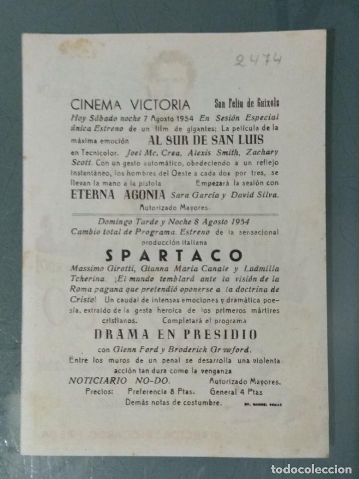 Cine: SPARTACO - PROGRAMA DE CINE SENCILLO. - Foto 2