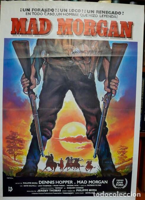 Cine: MAD MORGAN. POSTER ORIGINAL. VERSI&Oacute;N 1 (PHILIPPE MORA, 1976) - Foto 1