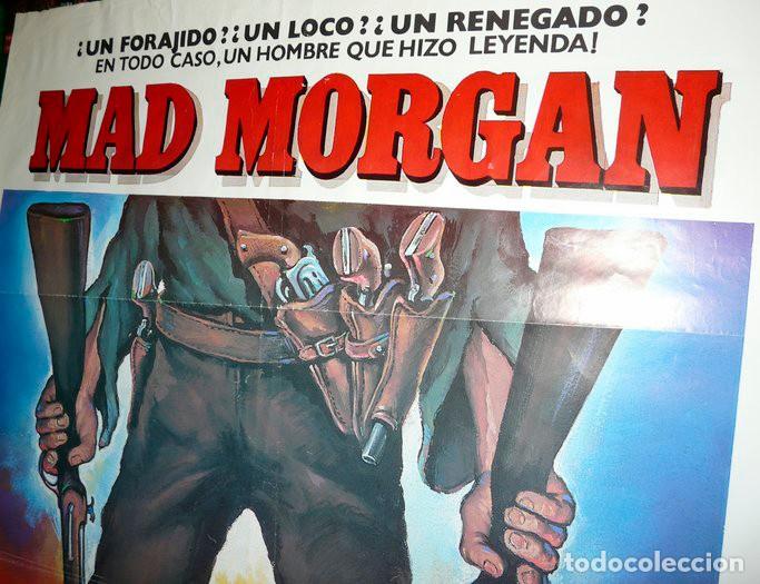 Cine: MAD MORGAN. POSTER ORIGINAL. VERSI&Oacute;N 1 (PHILIPPE MORA, 1976) - Foto 2