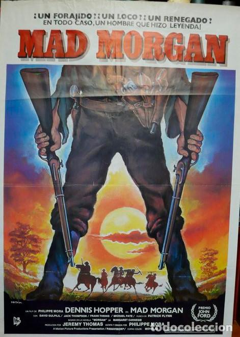 Cine: MAD MORGAN. POSTER ORIGINAL. VERSI&Oacute;N 1 (PHILIPPE MORA, 1976) - Foto 4