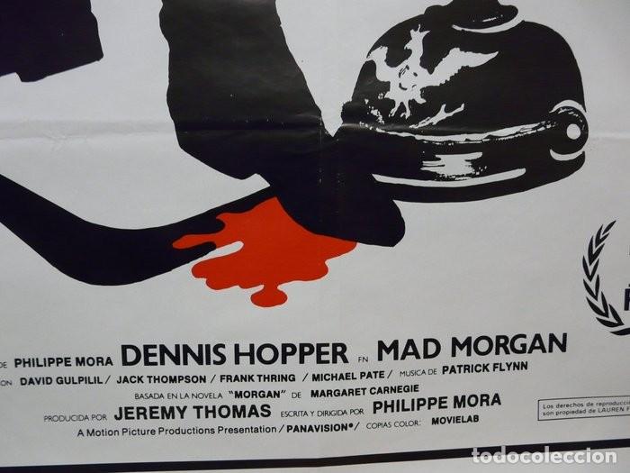 Cine: MAD MORGAN. POSTER ORIGINAL. VERSI&Oacute;N 2 (PHILIPPE MORA, 1976) - Foto 2