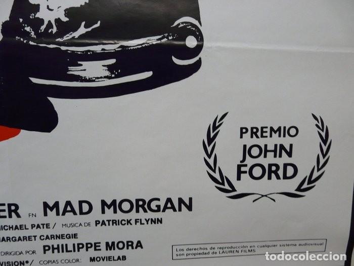Cine: MAD MORGAN. POSTER ORIGINAL. VERSI&Oacute;N 2 (PHILIPPE MORA, 1976) - Foto 3