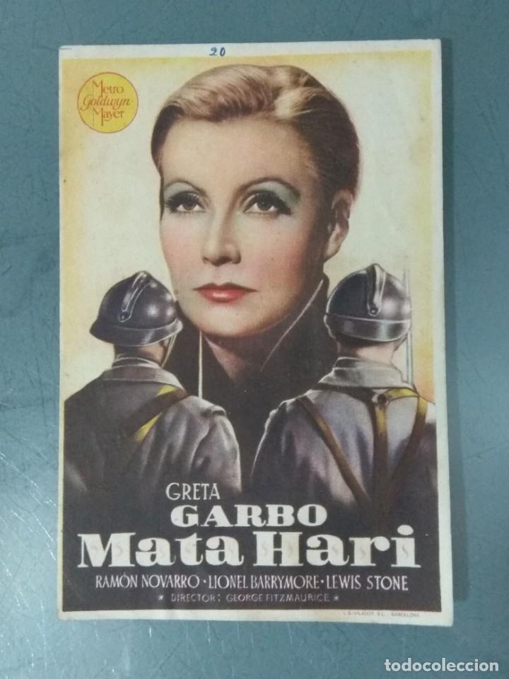 Cine: MATA HARI - PROGRAMA DE CINE SENCILLO. - Foto 1