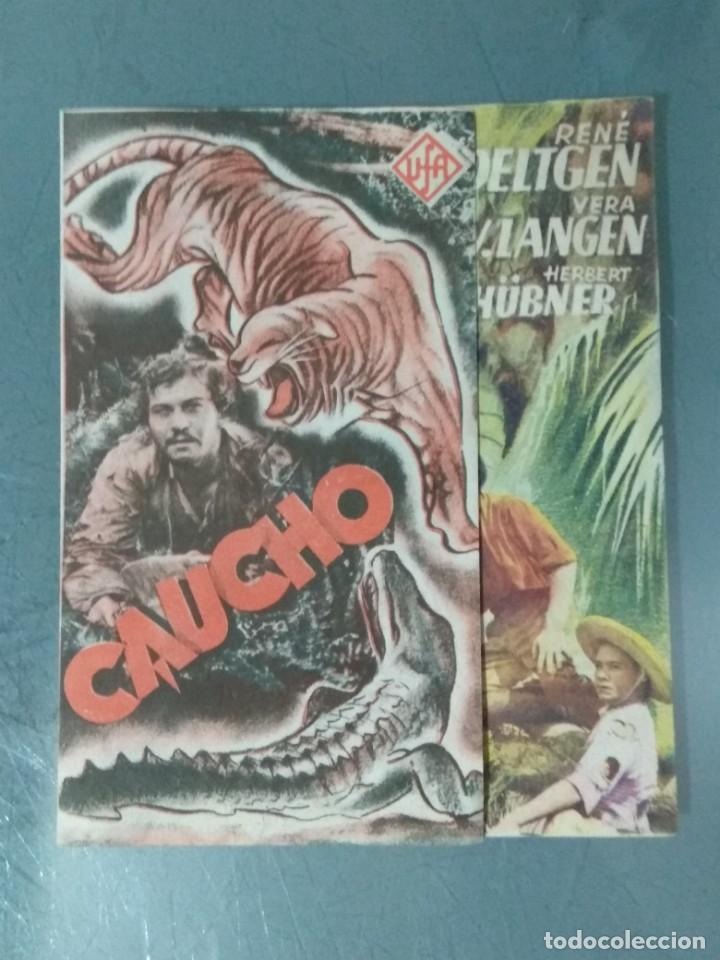 Cine: CAUCHO - PROGRAMA DE CINE DOBLE. - Foto 1