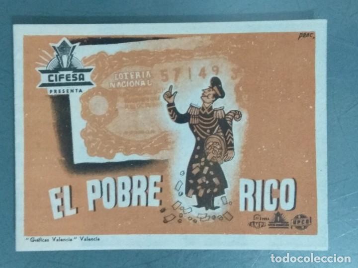 Cine: EL POBRE RICO - PROGRAMA DOBLE PEQUE&Ntilde;O. - Foto 1