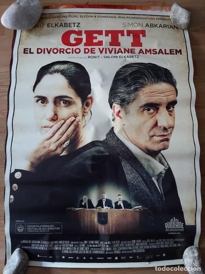 Cinema: Gett, el divorcio de Viviane Amsalem - APROX 70X100 CARTEL ORIGINAL CINE (L76)