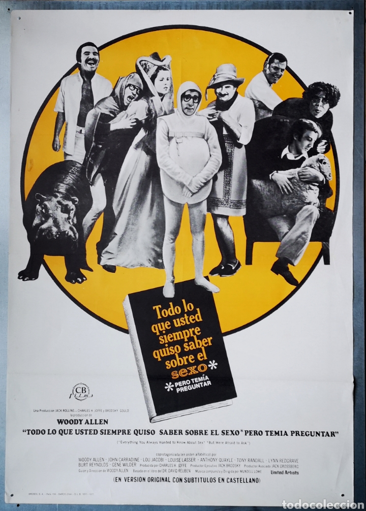 Cinema: TODO LO QUE USTED SIEMPRE QUISO SABER SOBRE EL SEXO PERO TEMIA PREGUNTAR - 1972 - 70 X 100 - (8)