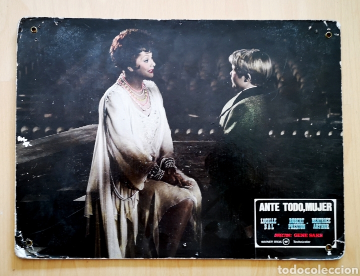 Cinema: ANTE TODO MUJER - FOTOCROMO DE CARTON
